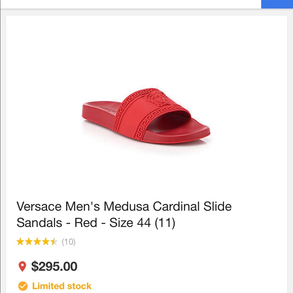 Versace slides